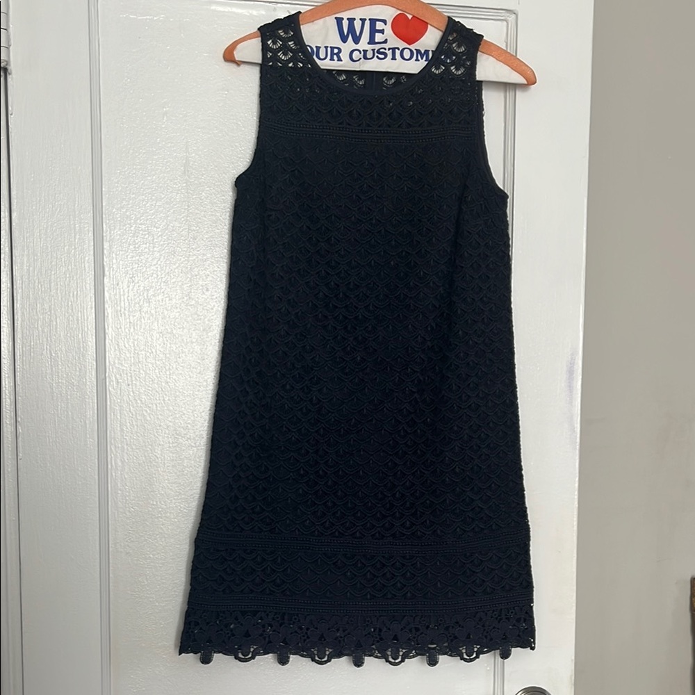 LOFT Navy Sleeveless Dress